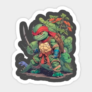 Ninja Turtles: Green Nature Sticker